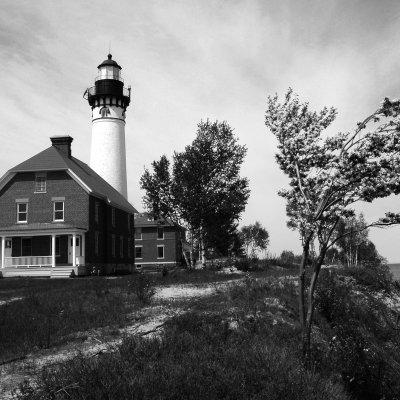 AU SABLE POINT LIGHTHOUSE  MI